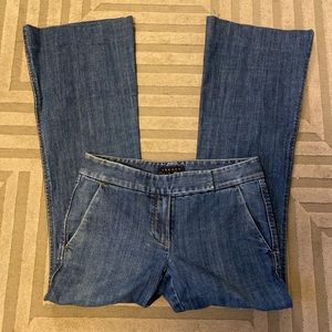 Theory Tara Denim Wide Leg